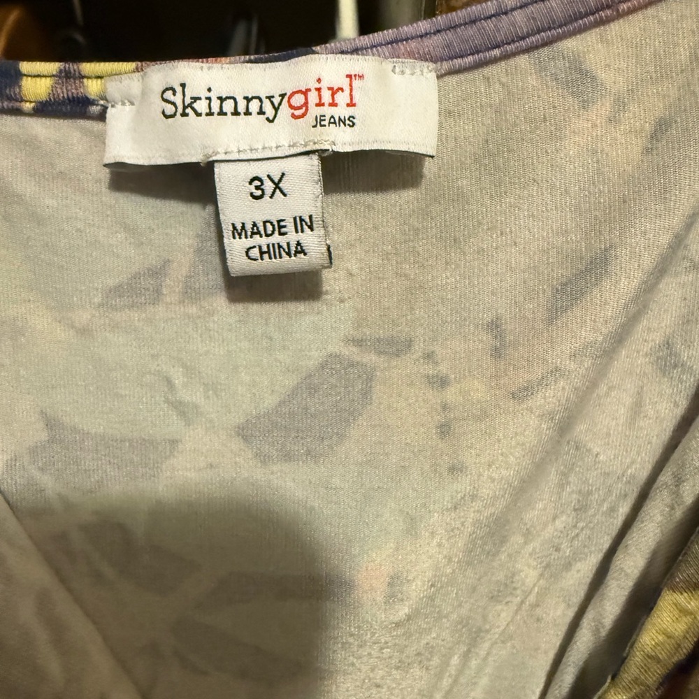 Skinnygirl Multicolor V-Neck Jumpsuit - Picture 2 of 2